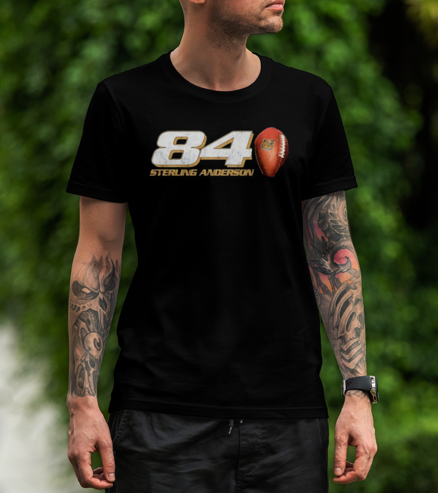 Sterling Anderson 84 Georgia Bulldogs Football T-Shirt