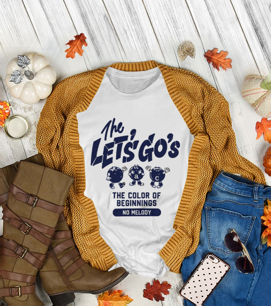 The Let's Go's The Color Of Beginnings No Melody Music T-Shirt