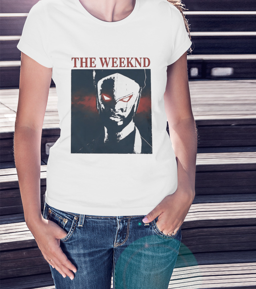 The Weeknd Suda51 Mask Concept Art London August 2026 T-Shirt