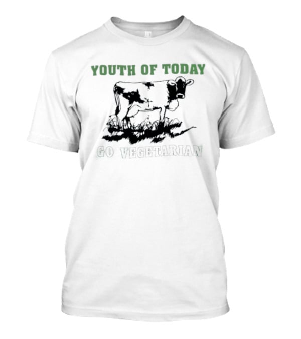Youth Of Today Go Vegetarian Milk Is For Babies Hardcore Punk T-Shirt