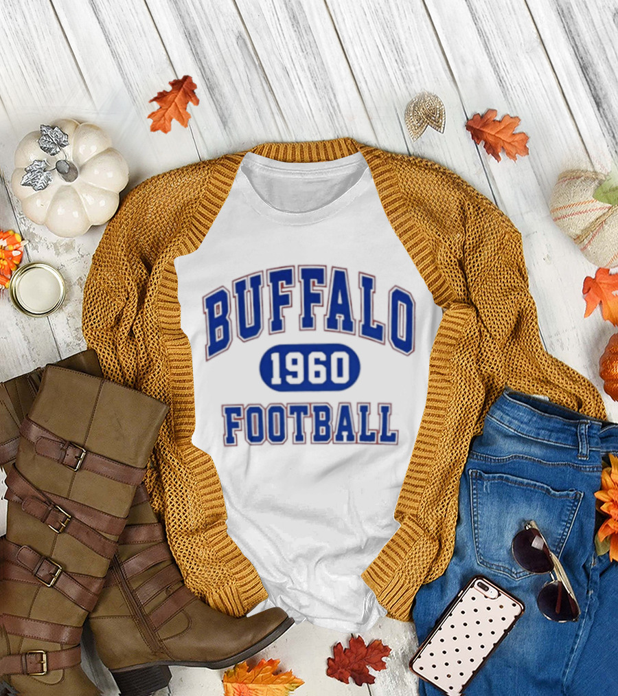 Buffalo 1960 Football Bills Classic Vintage Sports T-Shirt