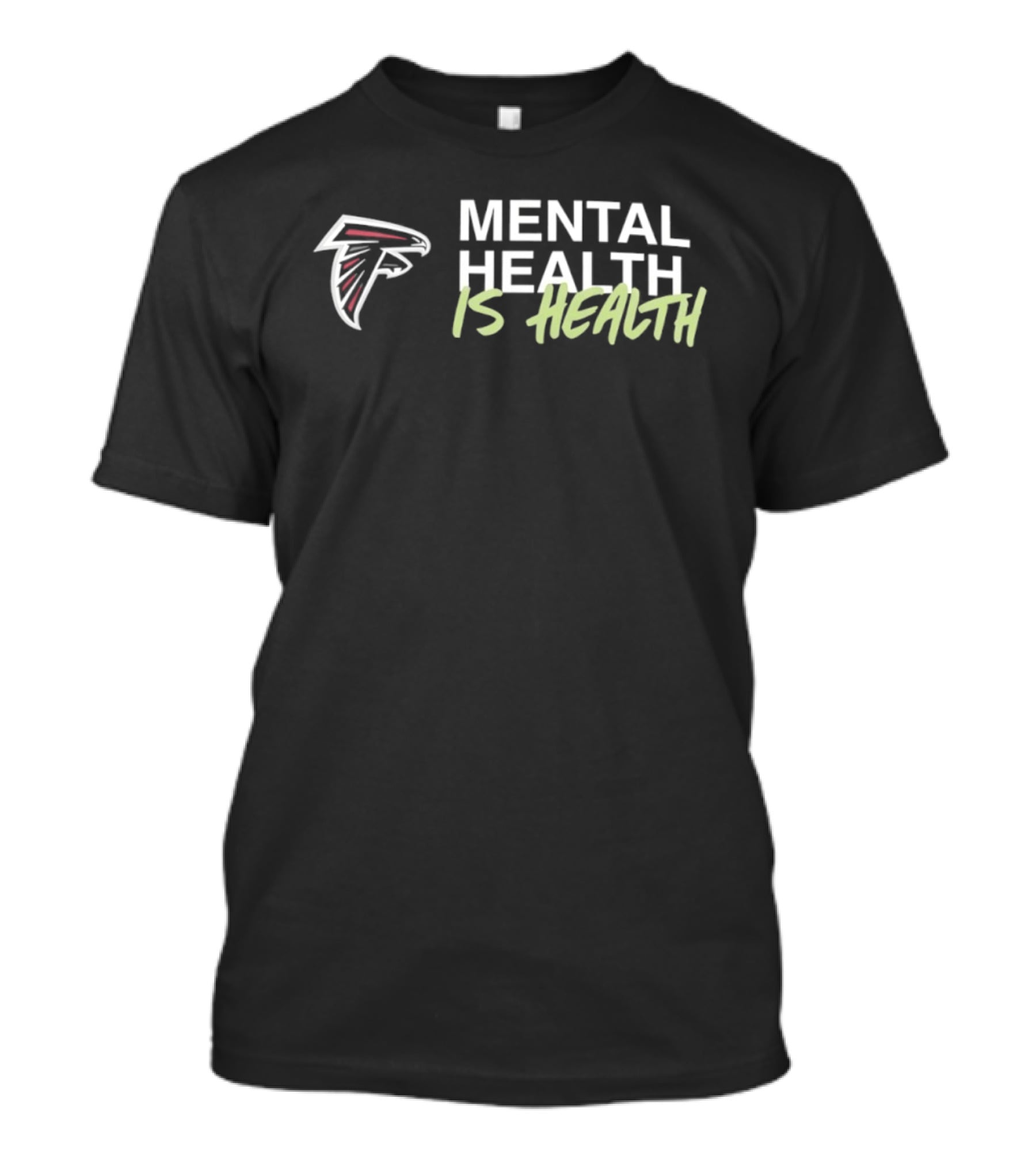 Atlanta Falcons Mental Health Is Health 2026 T-Shirt