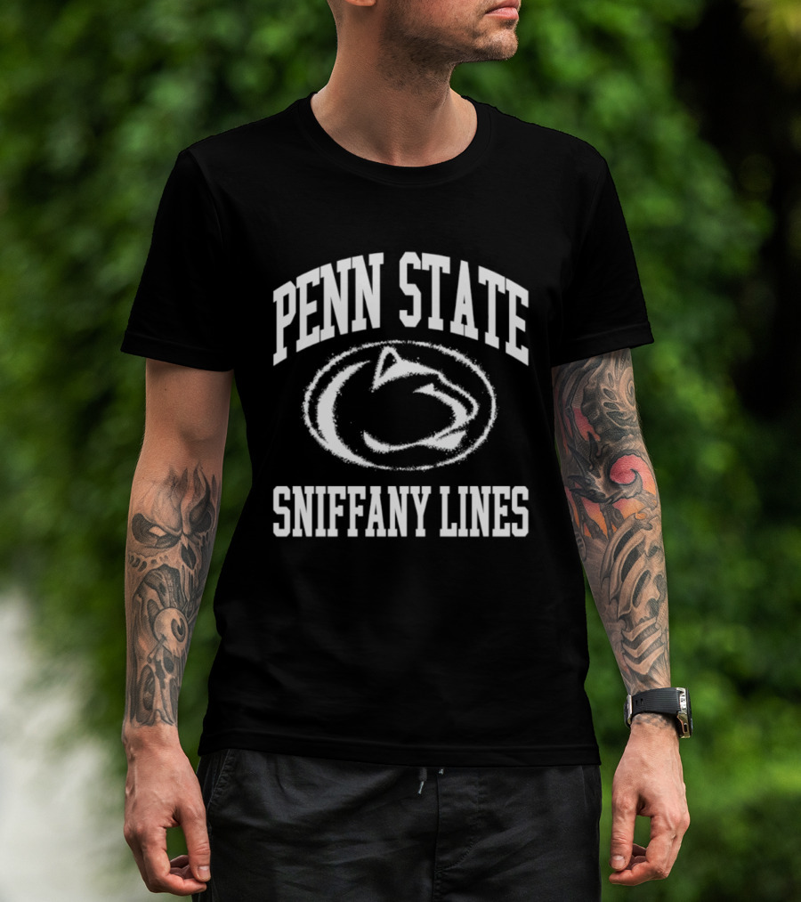 Penn State Sniffany Lines Nittany Lions Football T-Shirt
