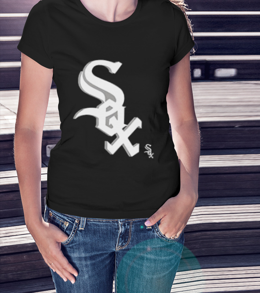 Chicago White Sox Cartoon 2 Sided Sox T-Shirt