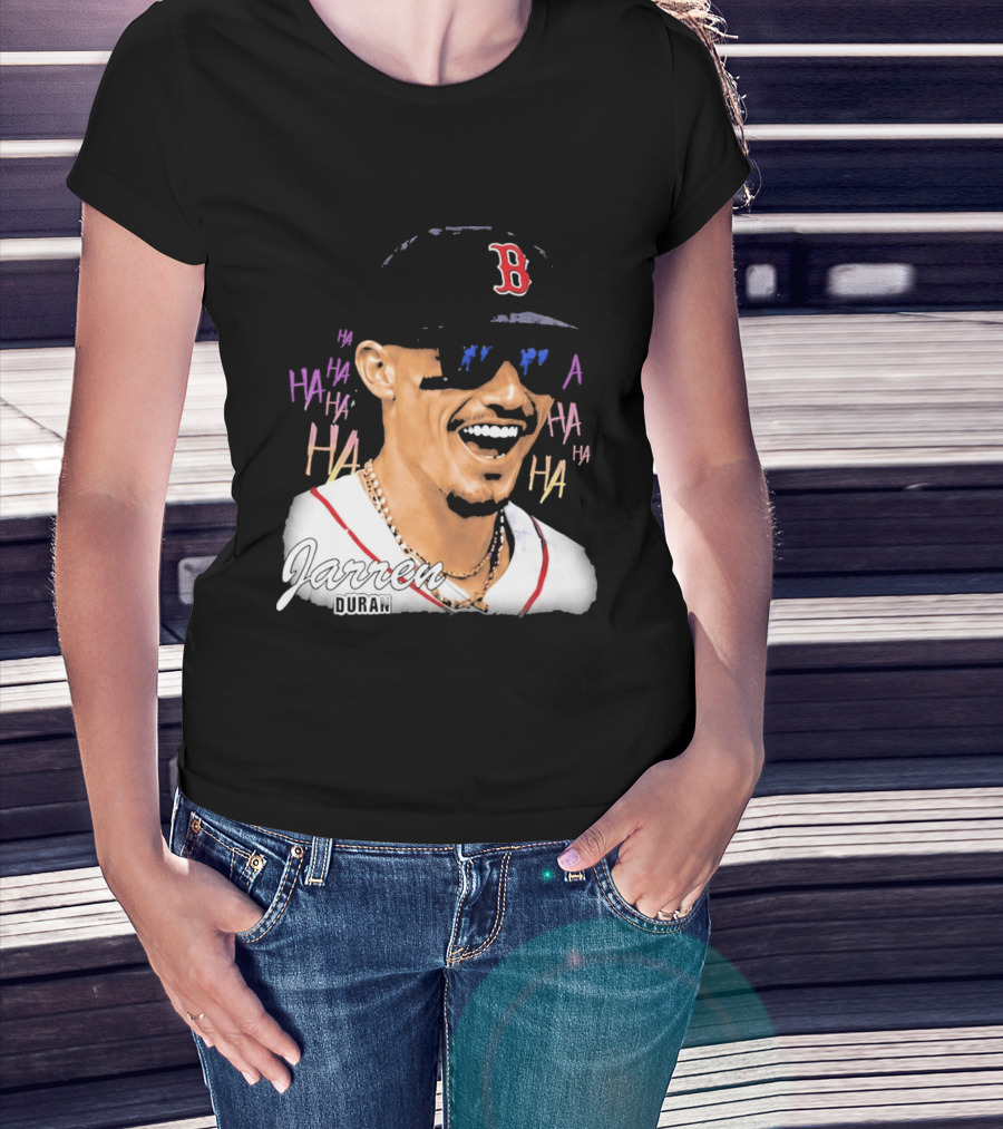 Jarren Duran They Laughed I Kept Going Boston Baseball Humor T-Shirt
