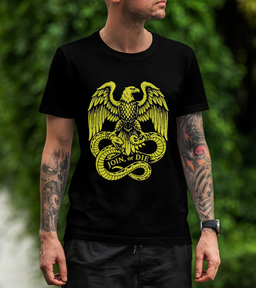 Join Or Die Eagle Snake T-Shirt