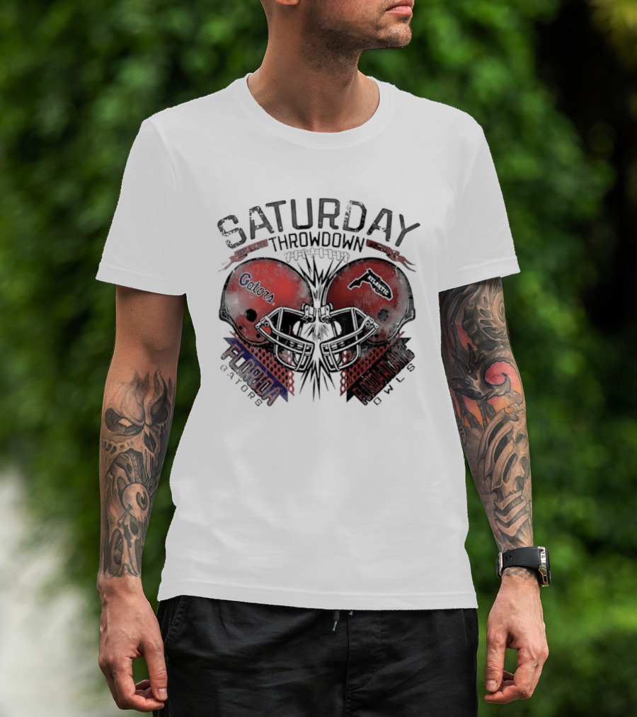 Saturday Showdown Florida Gators Vs Florida Atlantic Owls 2026 T-Shirt
