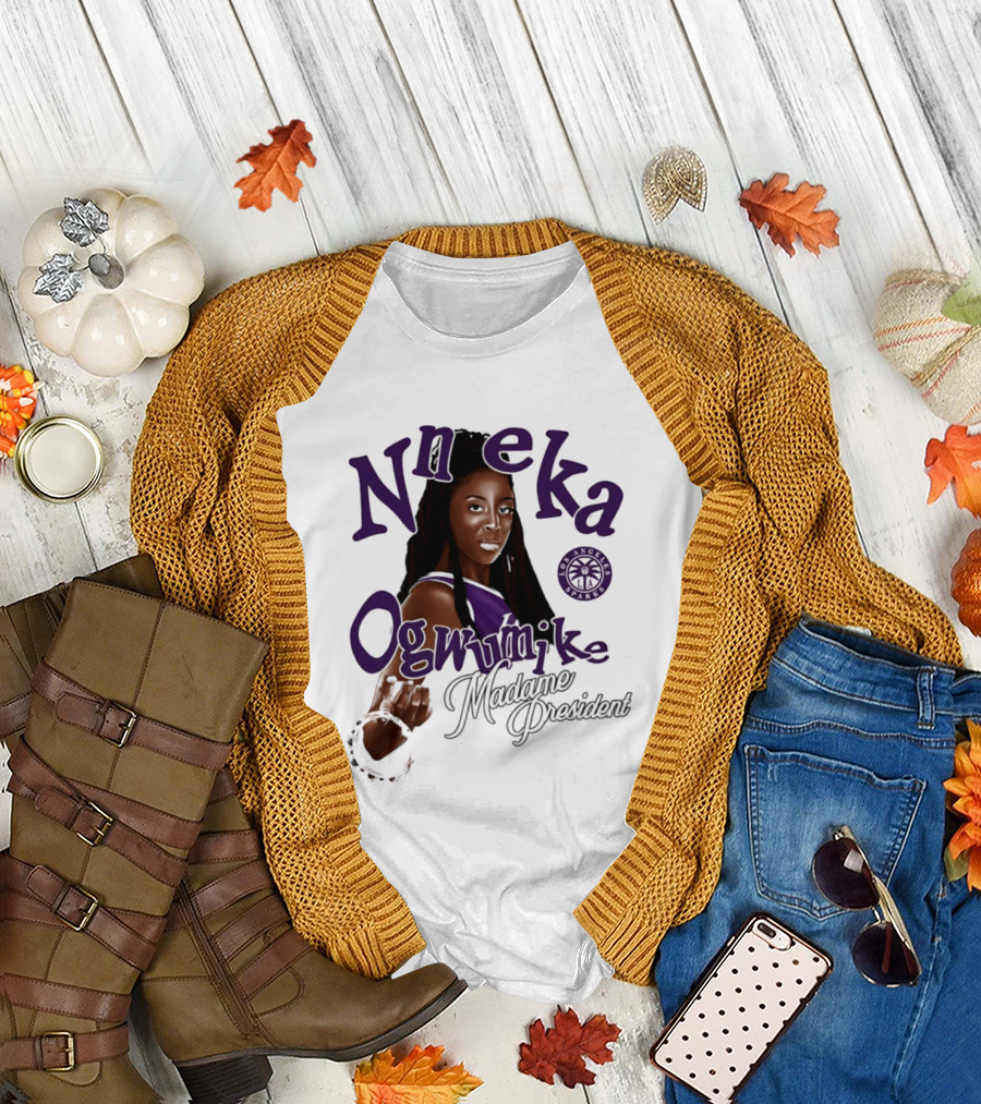 Nneka Ogwumike Madame President Los Angeles Sparks T-Shirt