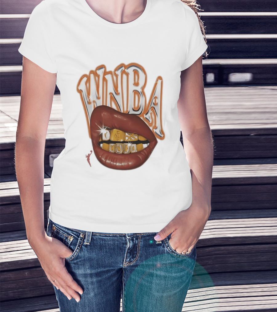 WNBA Grill Mouth Gold Teeth T-Shirt