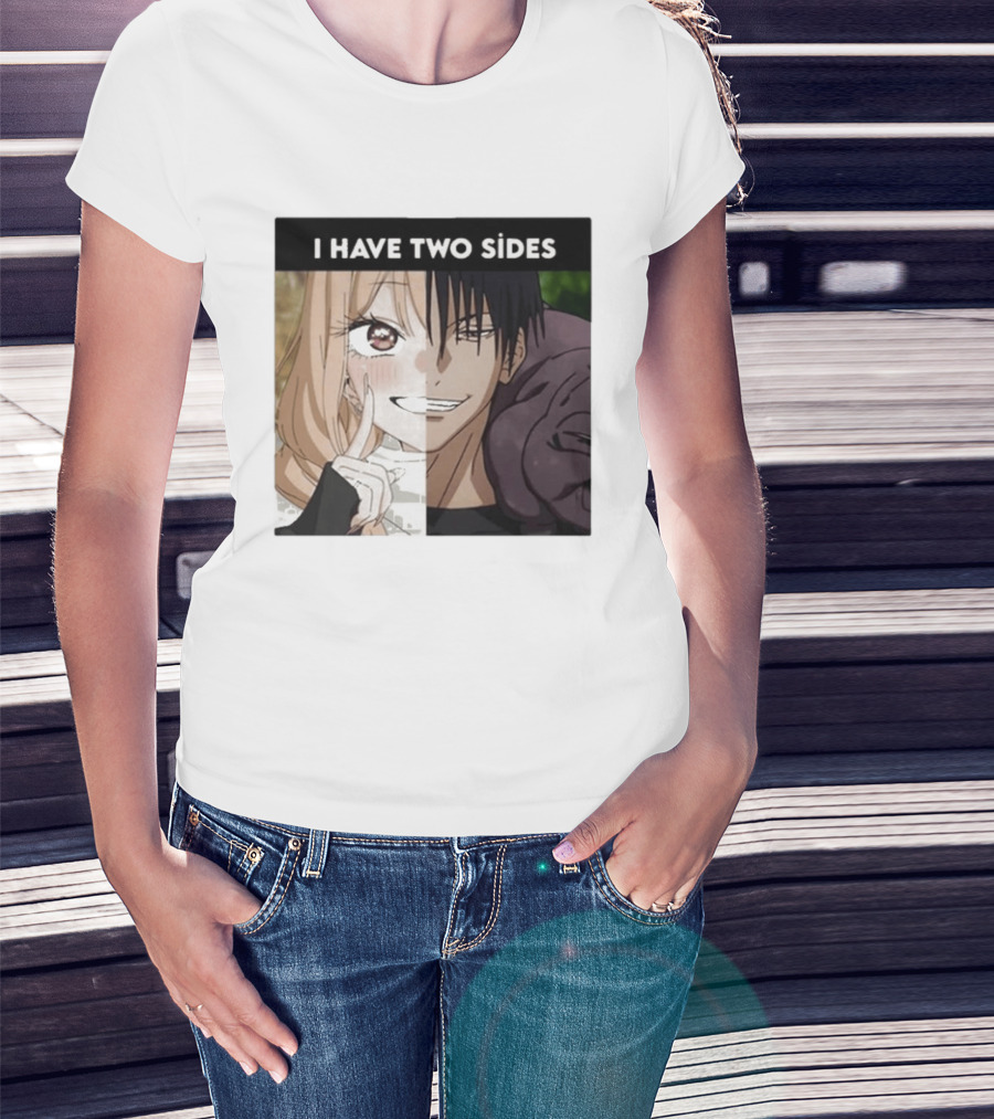 I Have Two Sides Toji Fushiguro And Marin Kitagawa Manga Characters T-Shirt
