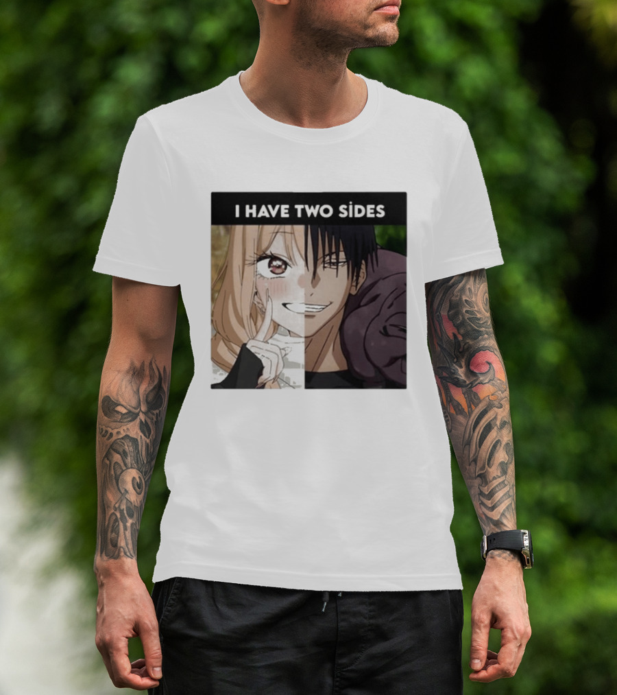 I Have Two Sides Toji Fushiguro And Marin Kitagawa Manga Characters T-Shirt