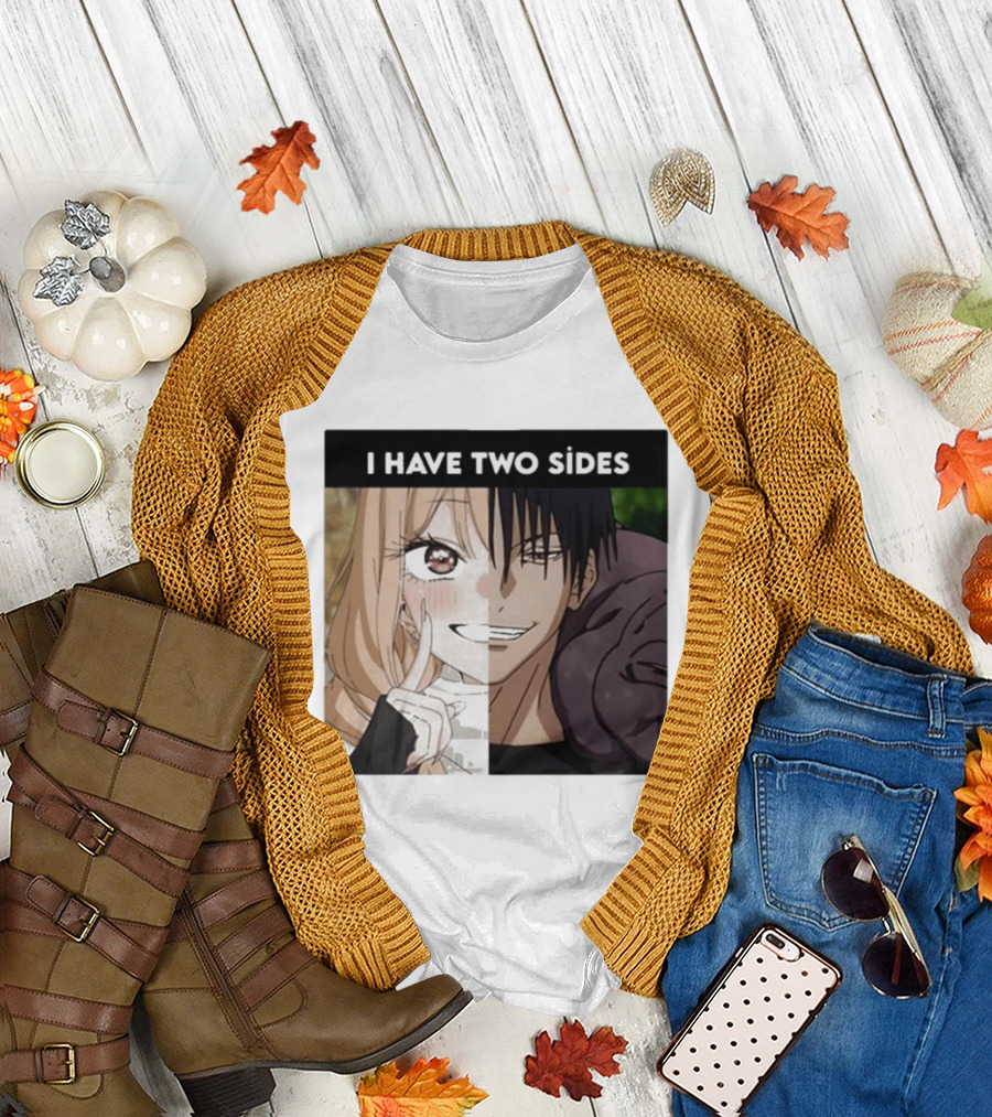 I Have Two Sides Toji Fushiguro And Marin Kitagawa Manga Characters T-Shirt