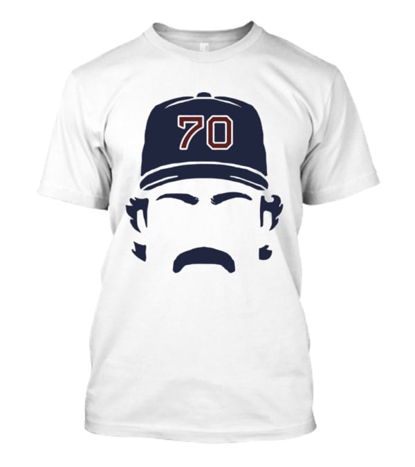 Tolle Time Stache Payton Tolle 70 Boston Red Sox Cap Moustache T-Shirt