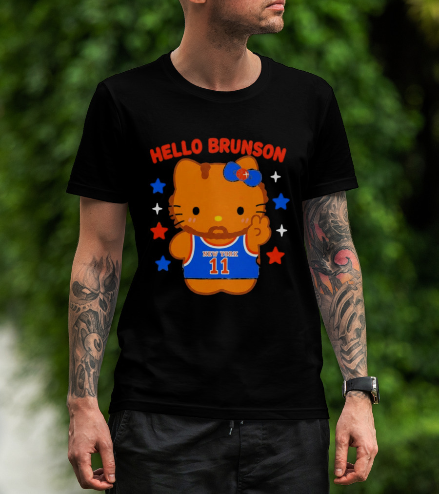 Hello Kitty Jalen Brunson New York 11 Collaboration T-Shirt