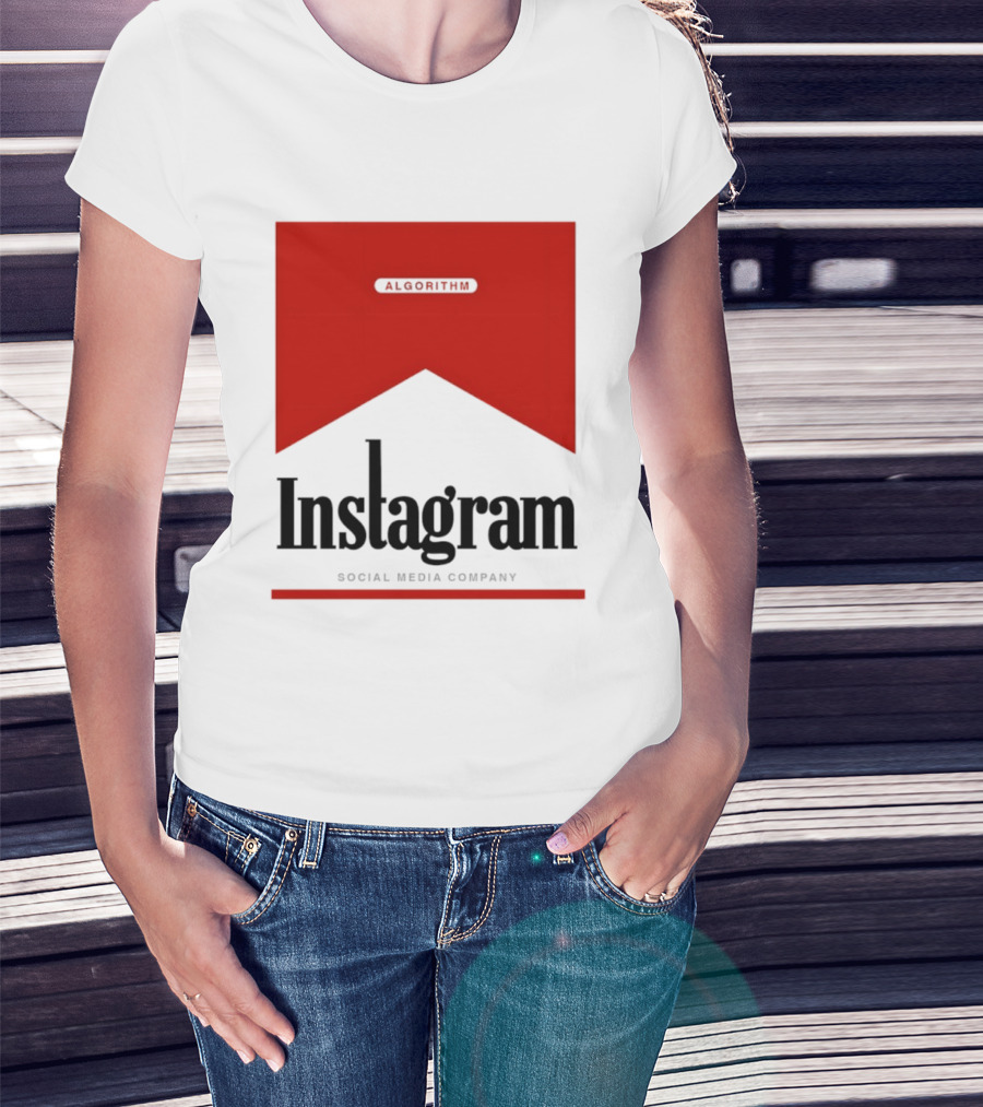 Instagram Social Media Company Algorithm Marlboro T-Shirt
