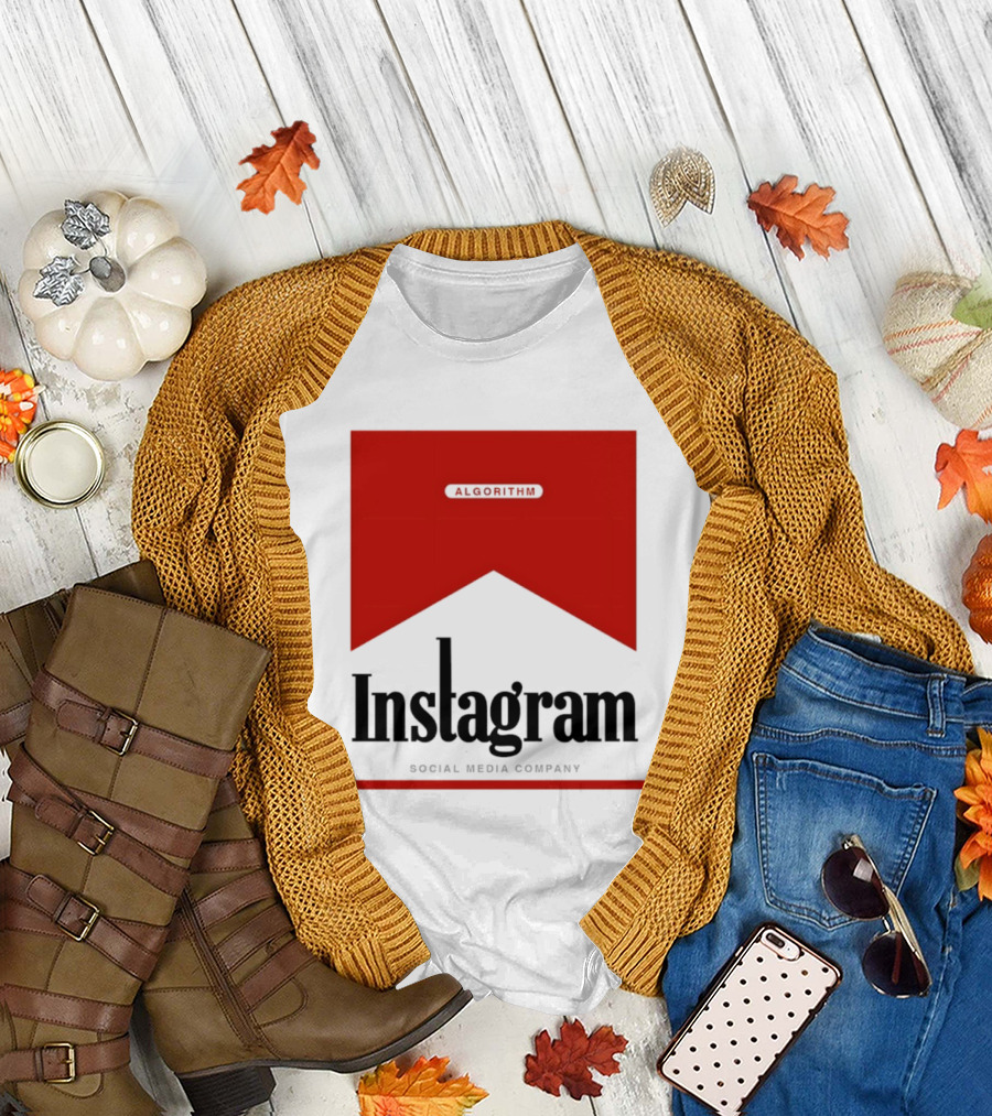 Instagram Social Media Company Algorithm Marlboro T-Shirt