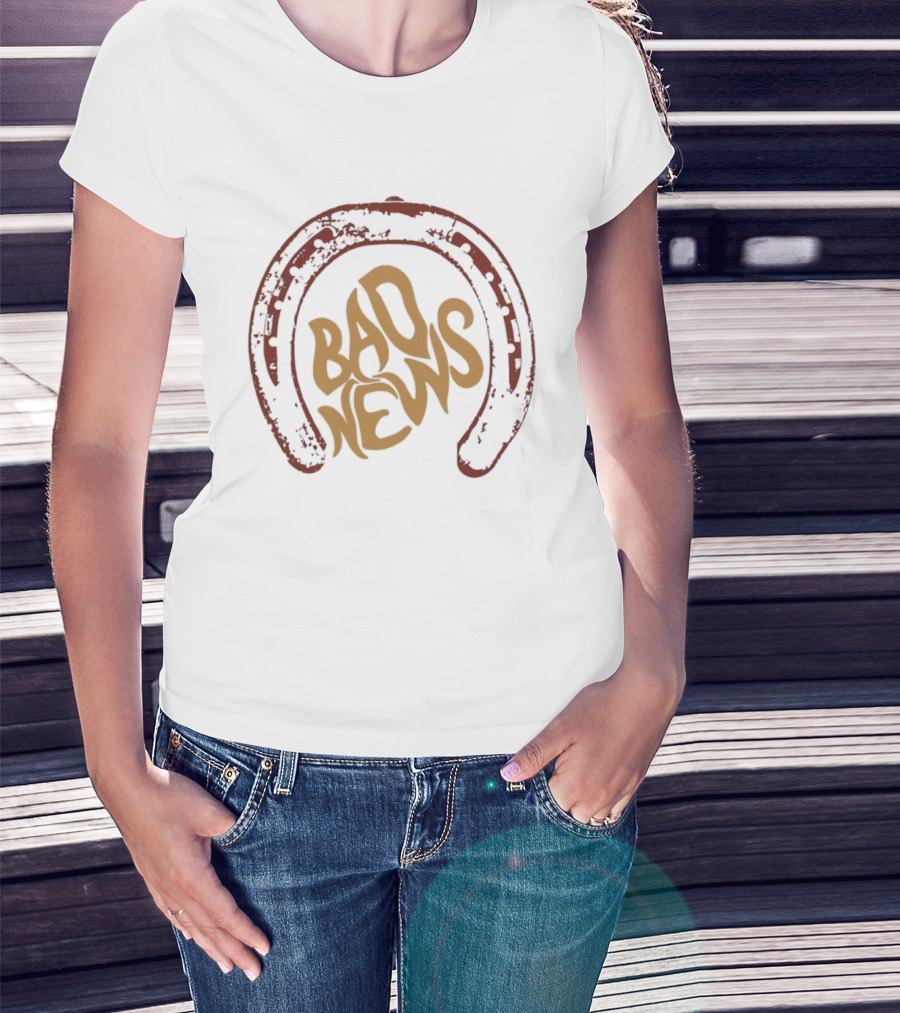 Bad News Music Controversy Horseshoe Pop Culture 2026 T-Shirt