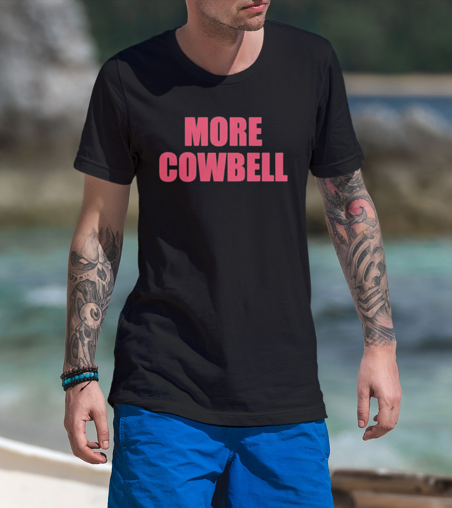 Mississippi State Bulldogs More Cowbell Football T-Shirt