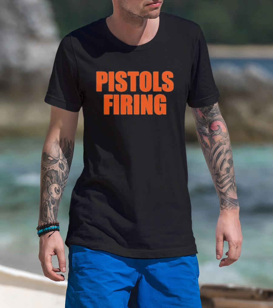 Old Row OSU Pistols Firing T-Shirt