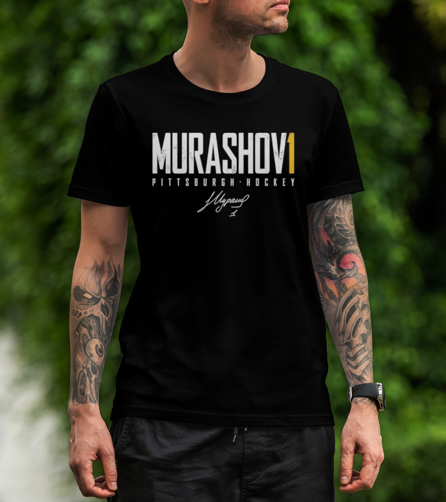Murashov 1 Pittsburgh Hockey Signature T-Shirt