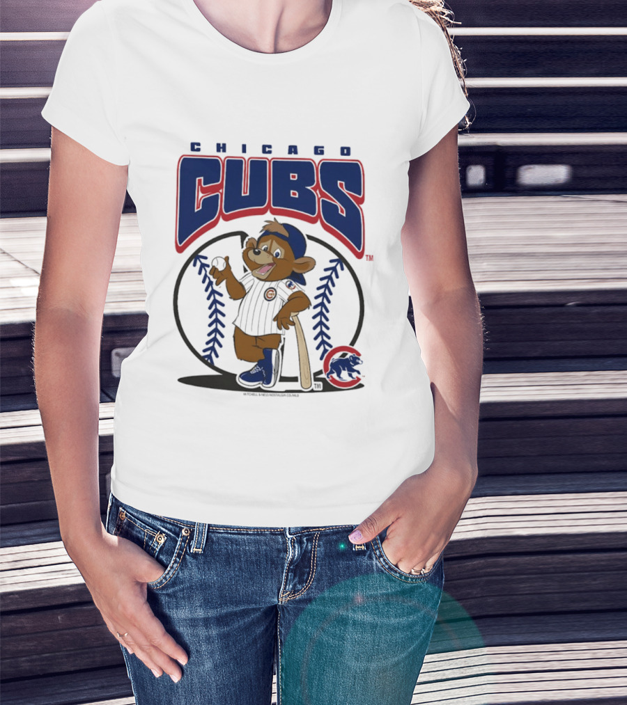 Chicago Cubs Clark The Cub MLB Baseball Character Logo 2026 T-Shirt