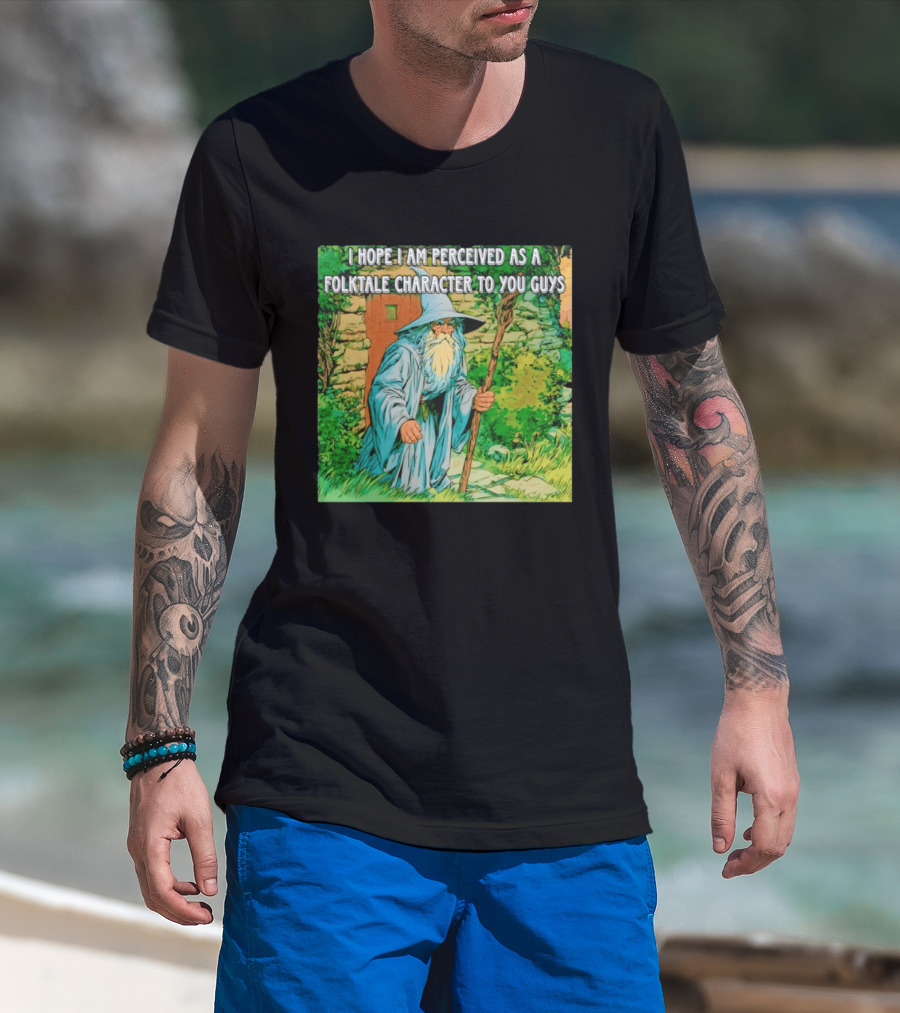I Hope I Am Perceived As A Folktale Character To You Guys Wizard T-Shirt