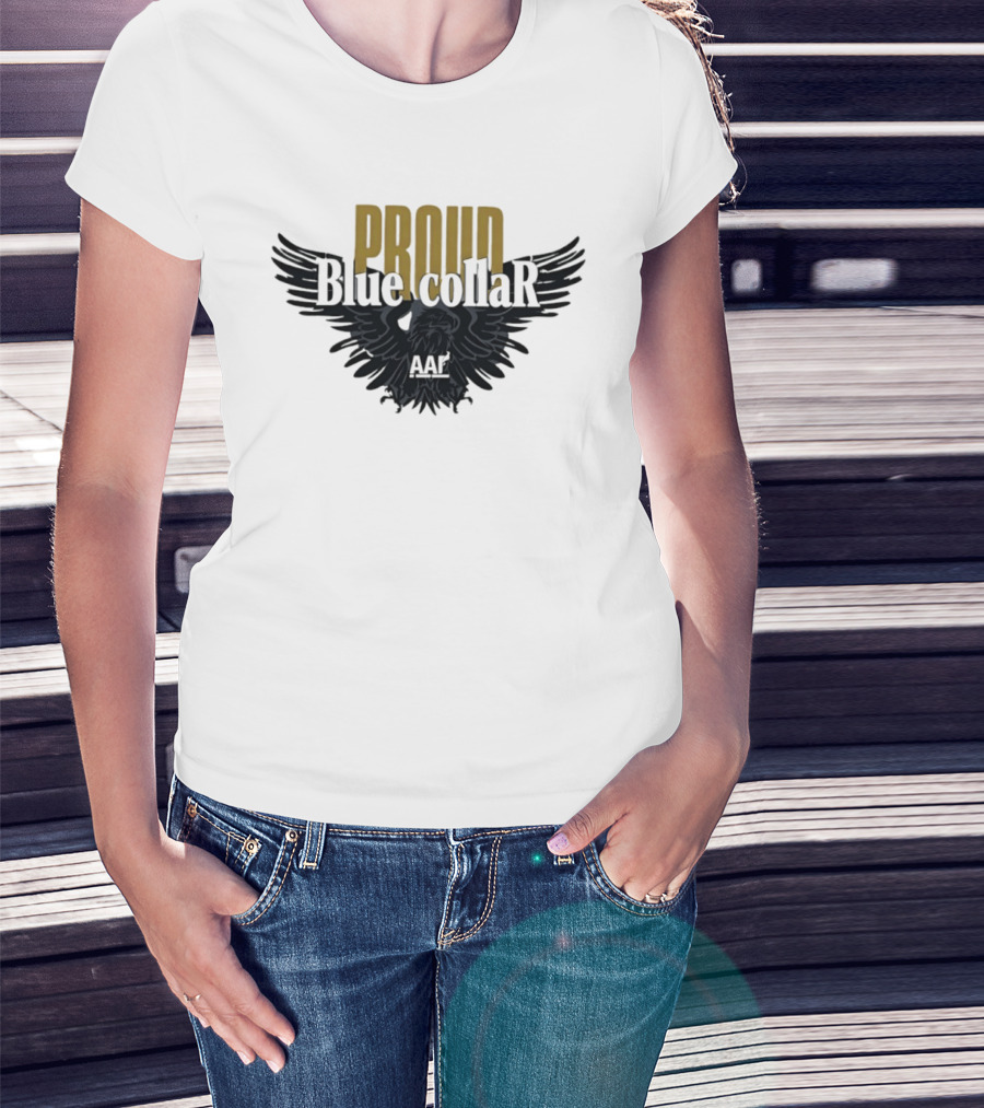 Proud Blue Collar AAF Eagle Worker T-Shirt