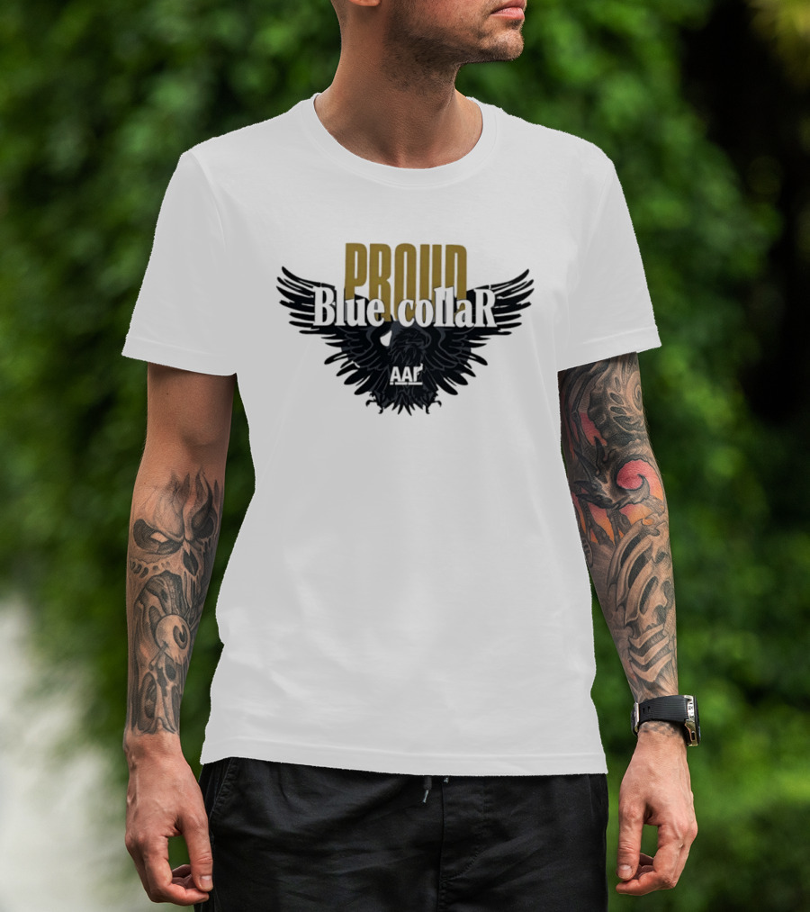 Proud Blue Collar AAF Eagle Worker T-Shirt