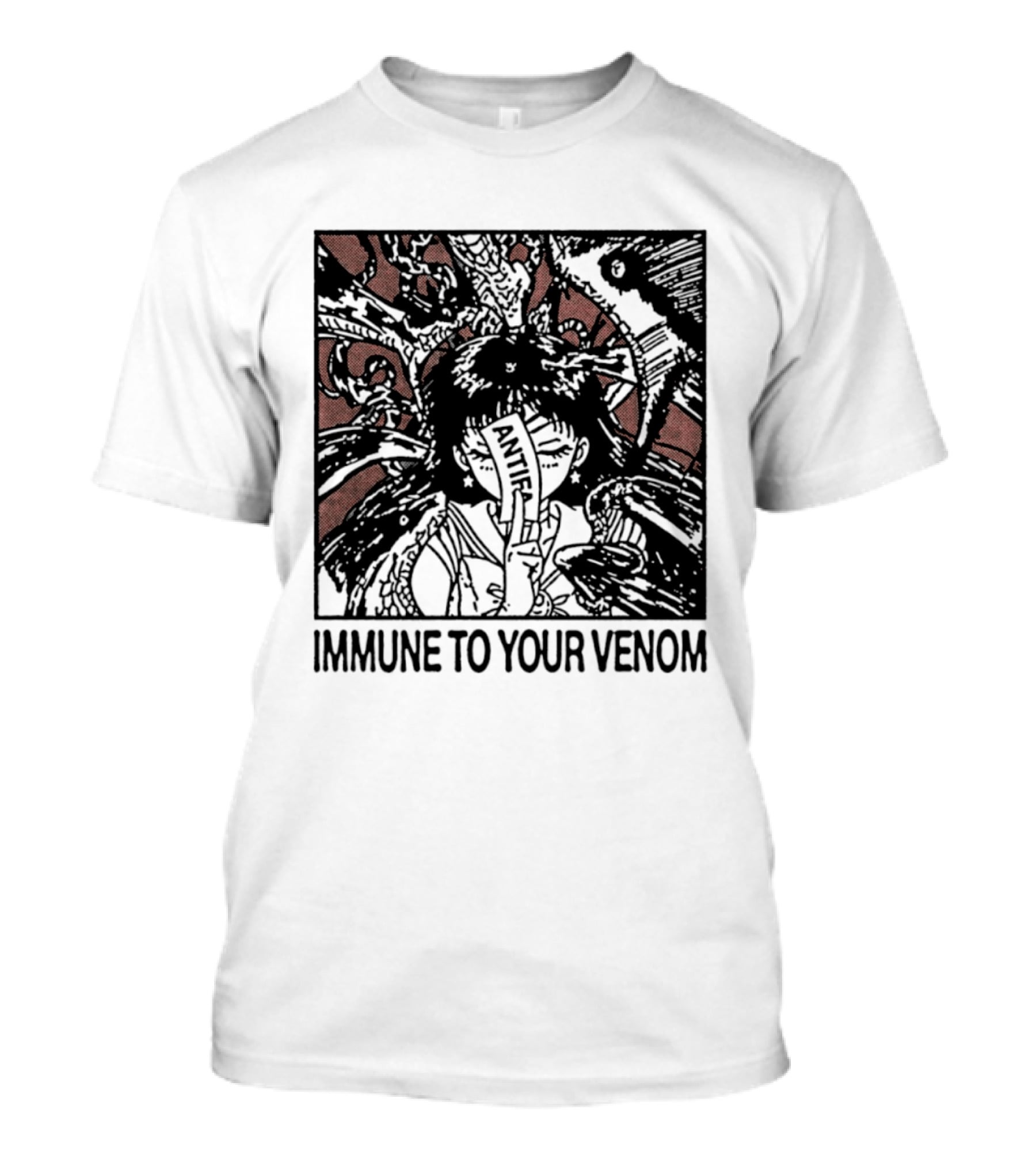 Antifa Immune To Your Venom Antifascist T-Shirt