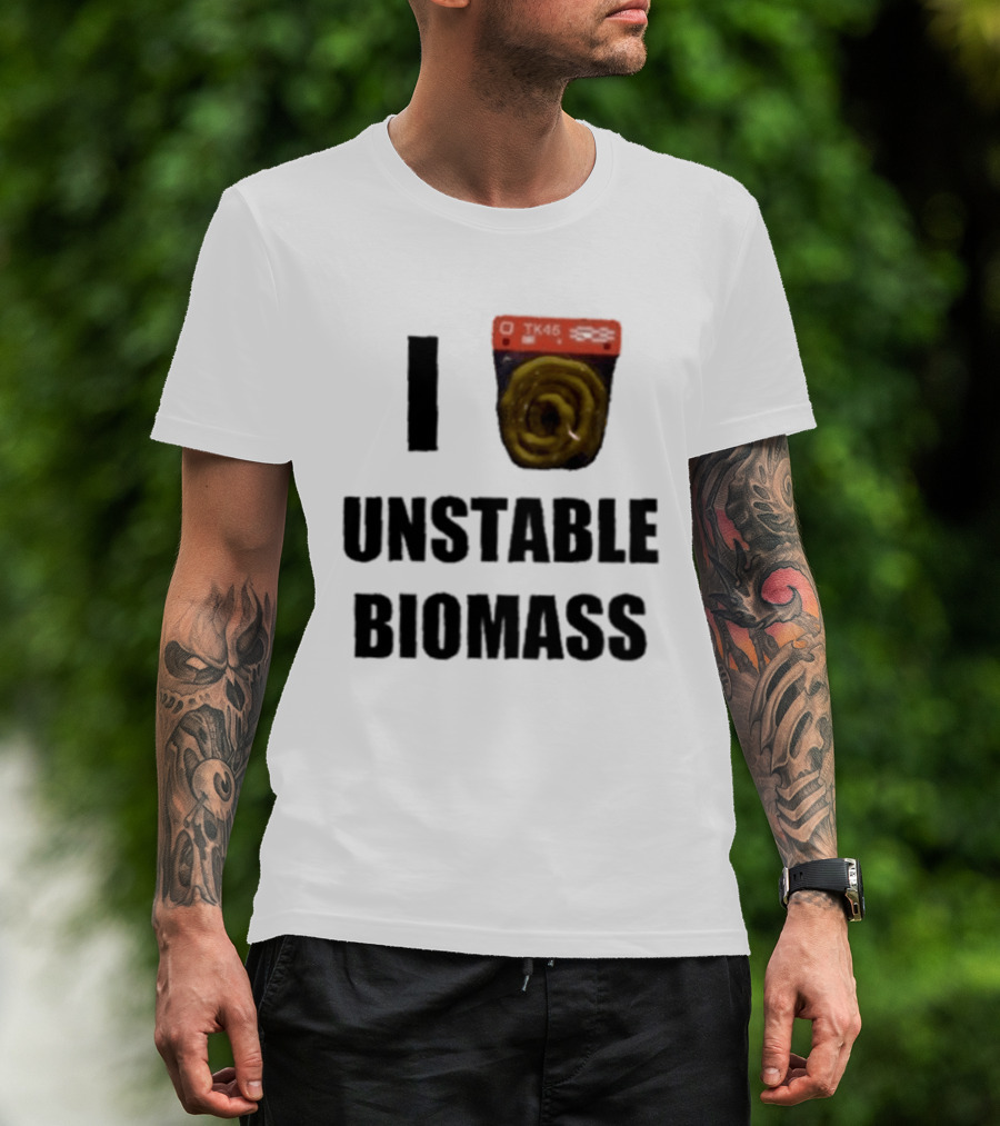 I Love Unstable Biomass TK45 Sci Fi Laboratory T-Shirt