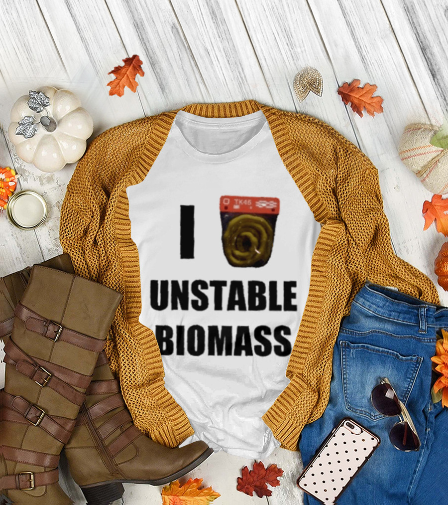 I Love Unstable Biomass TK45 Sci Fi Laboratory T-Shirt