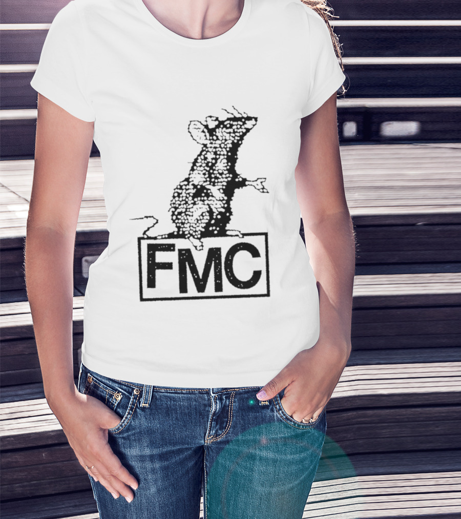 FMC Rat Rodent Sketch Drawing T-Shirt