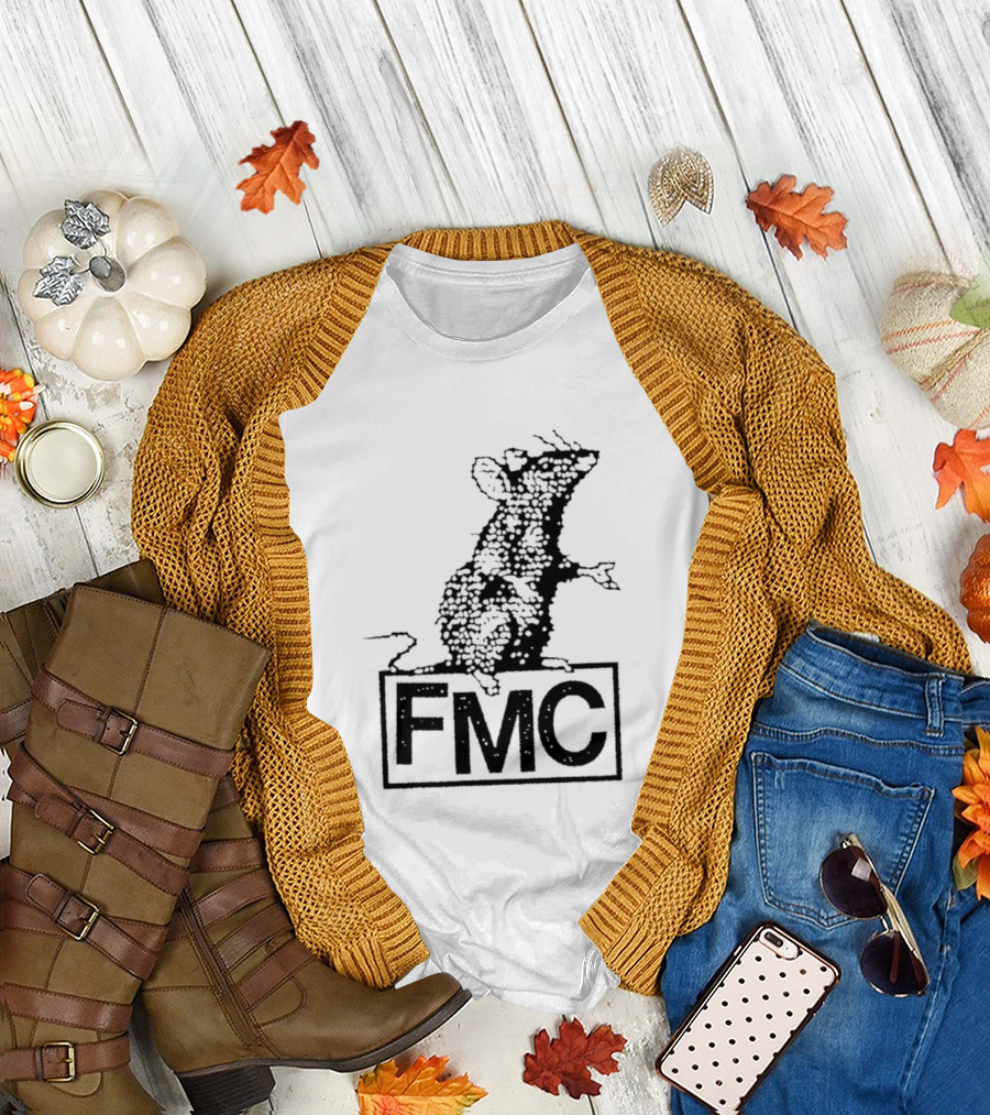 FMC Rat Rodent Sketch Drawing T-Shirt