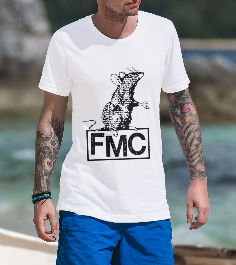 FMC Rat Rodent Sketch Drawing T-Shirt
