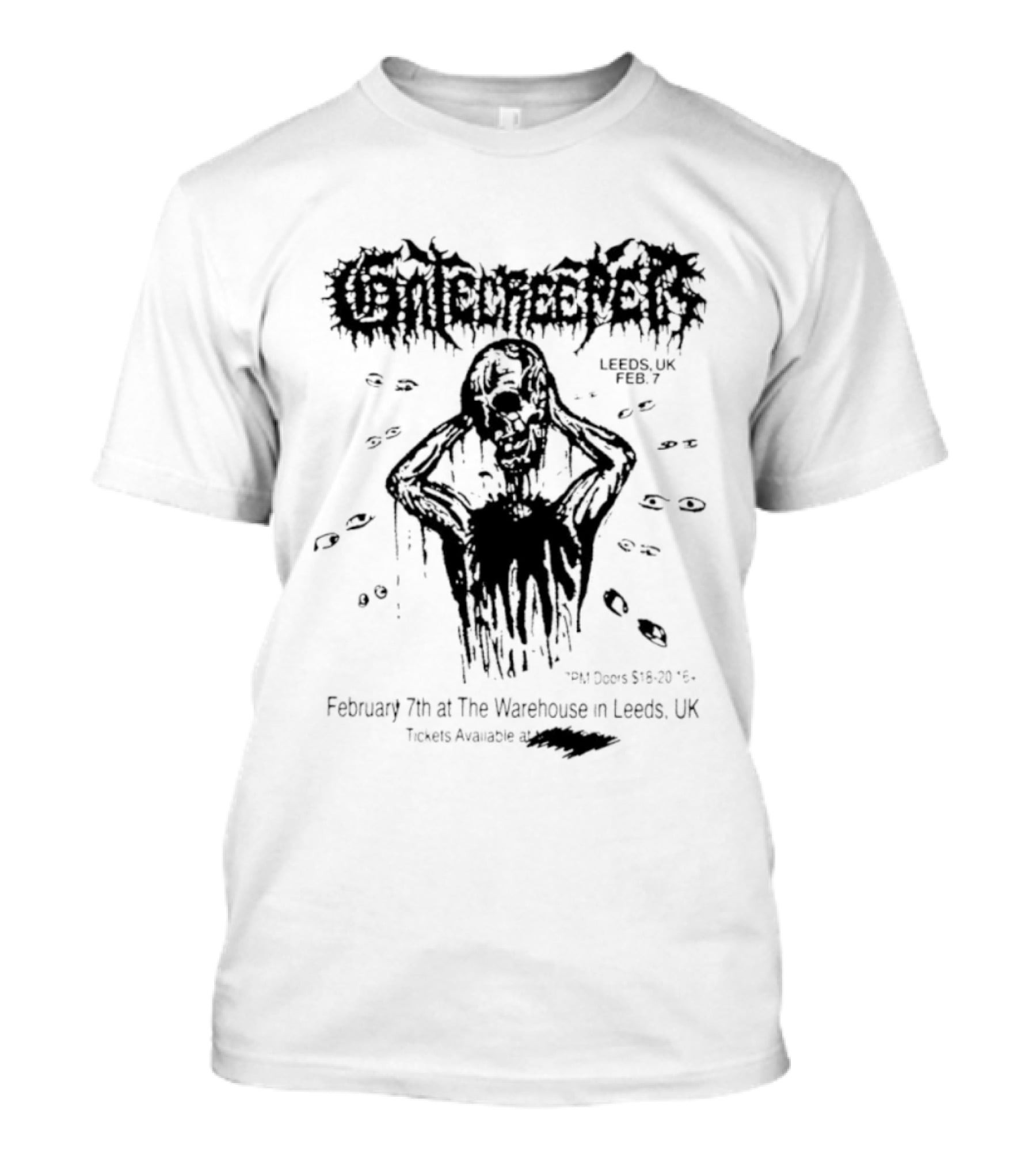 Gatecreeper Live In Leeds UK February 7th At The Warehouse Ticket Information And Event Details T-Shirt