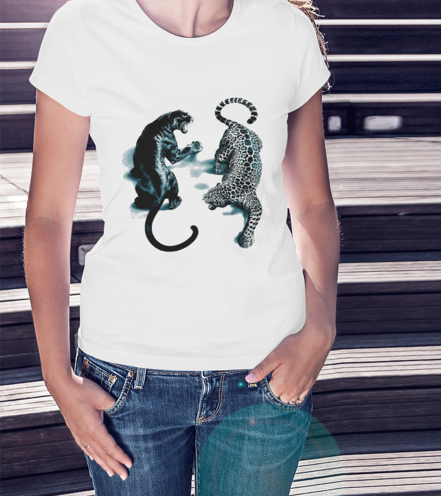 Panthers Vs Jaguars Big Cat Showdown T-Shirt