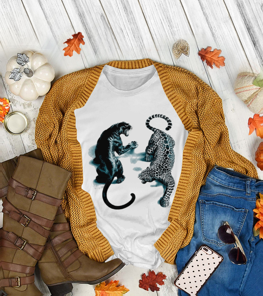 Panthers Vs Jaguars Big Cat Showdown T-Shirt