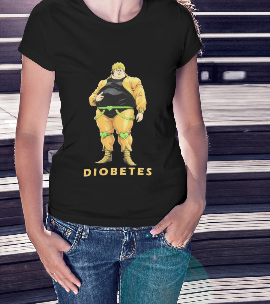 Diabetes Dio Brando JoJo's Bizarre Adventure Meme Characters T-Shirt