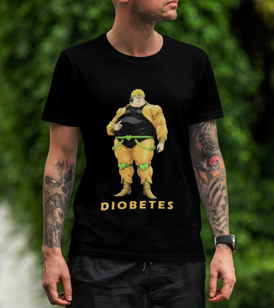Diabetes Dio Brando JoJo's Bizarre Adventure Meme Characters T-Shirt