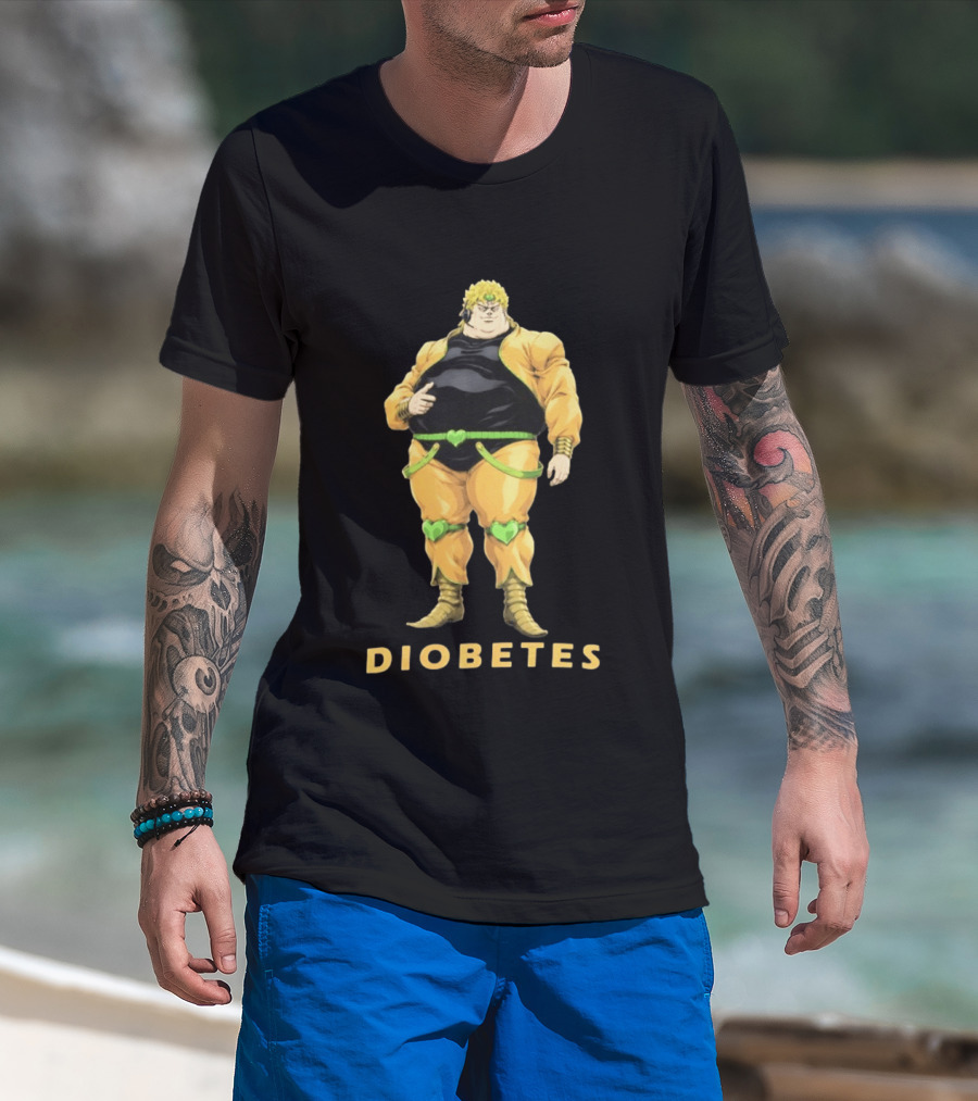 Diabetes Dio Brando JoJo's Bizarre Adventure Meme Characters T-Shirt
