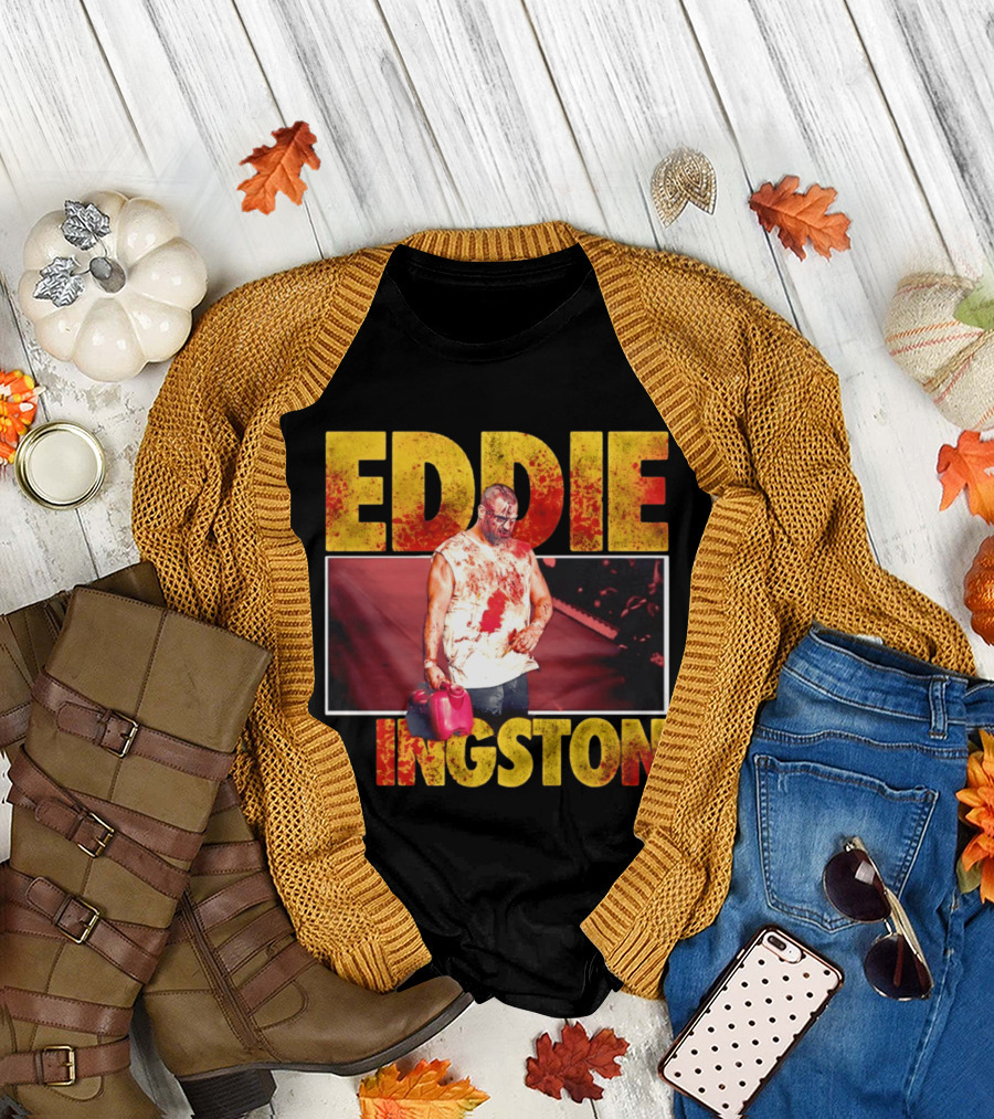 Eddie Kingston Bloody Gas Can Wrestler Image T-Shirt