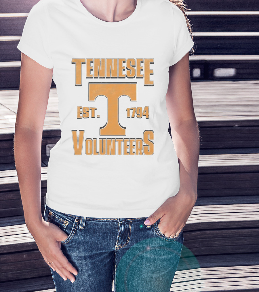 Tennessee Volunteers Est 1794 NCAA College Football Bold Orange T T-Shirt