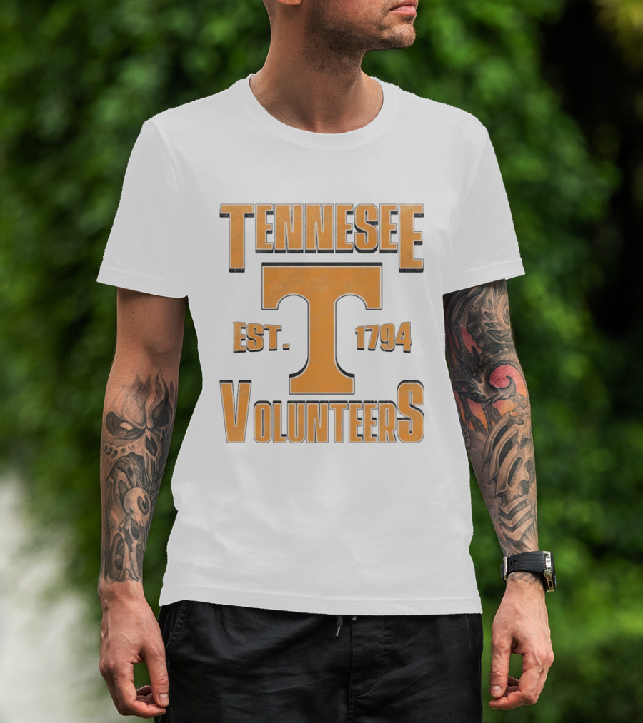 Tennessee Volunteers Est 1794 NCAA College Football Bold Orange T T-Shirt