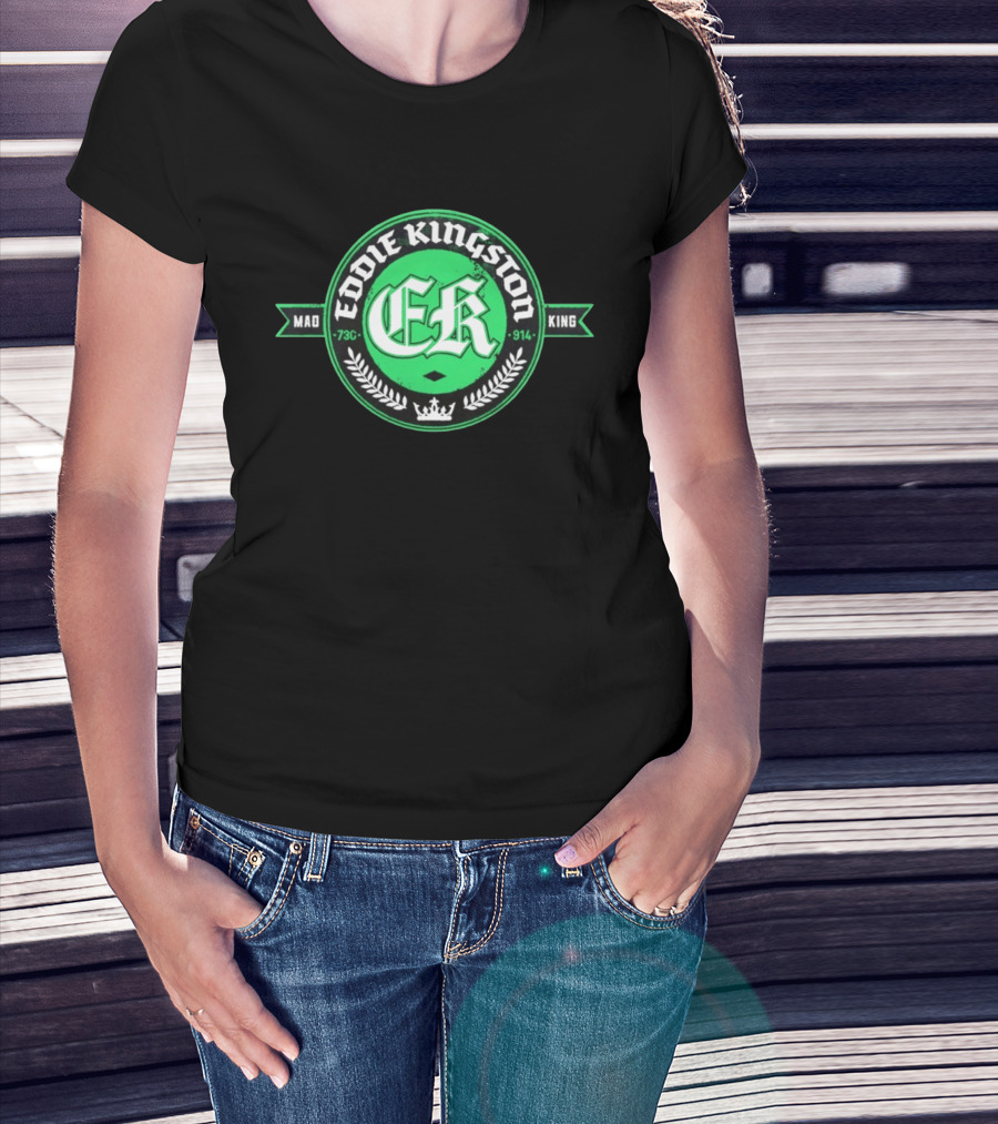 Eddie Kingston Mad King ER 73C 914 Crown Laurel T-Shirt