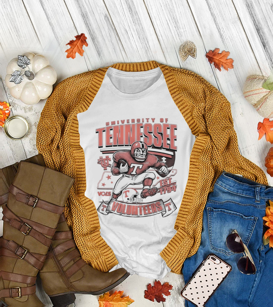 University Of Tennessee Volunteers Football Est 1794 Player T-Shirt