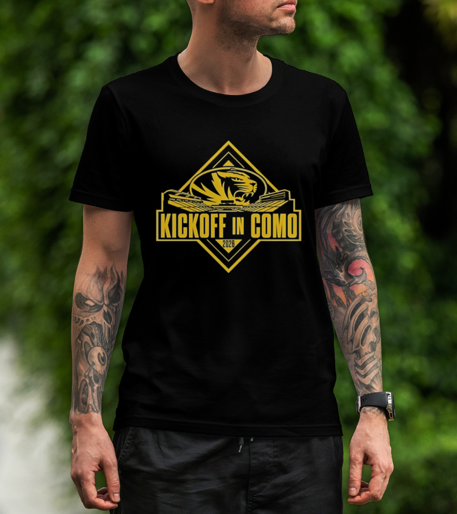 Kickoff In COMO Missouri Tigers Football Event T-Shirt
