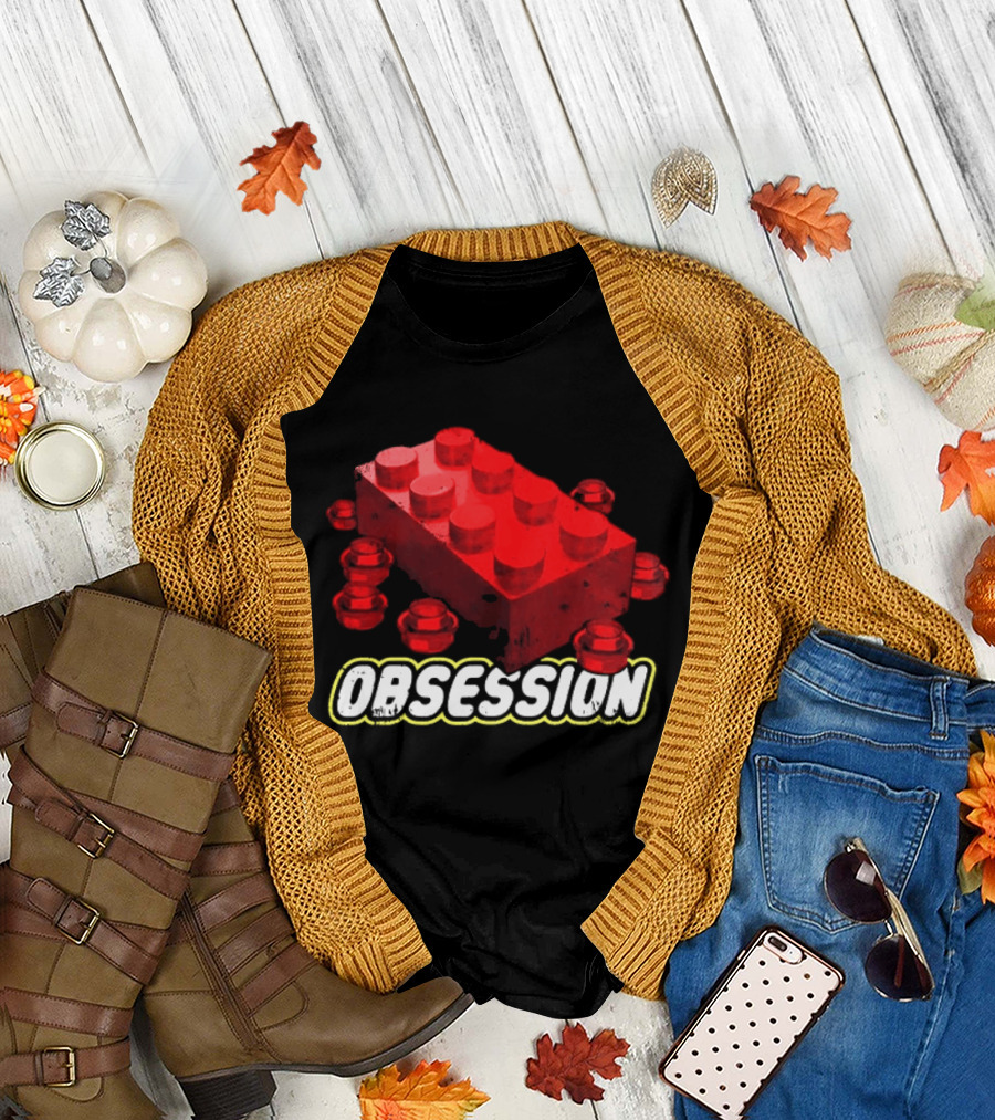 Obsession Red Building Block Toy T-Shirt