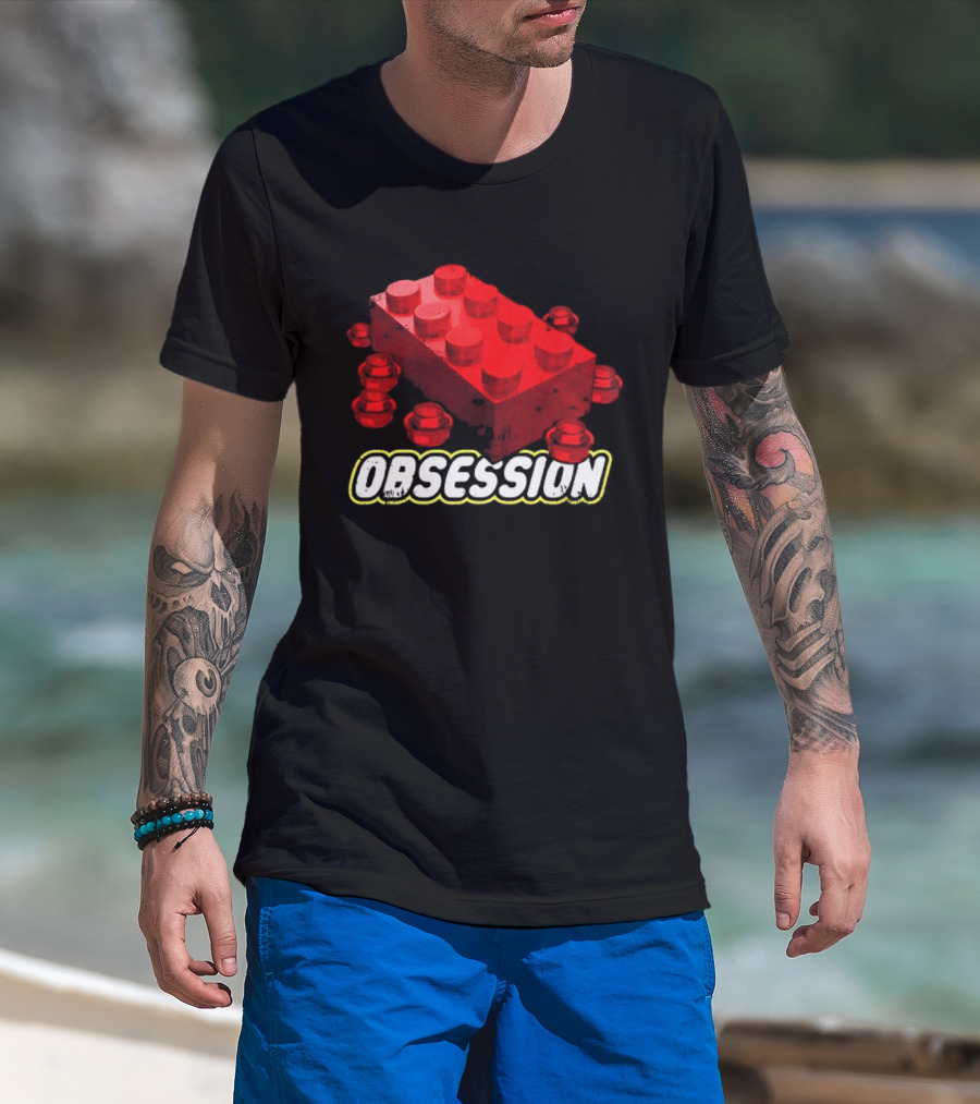 Obsession Red Building Block Toy T-Shirt