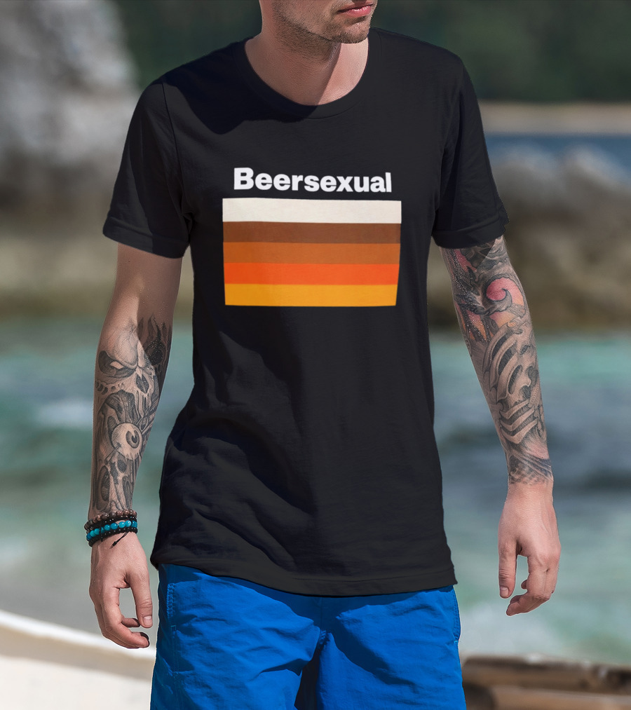Bearsexual Pride Bear Flag Style LGBTQ+ T-Shirt