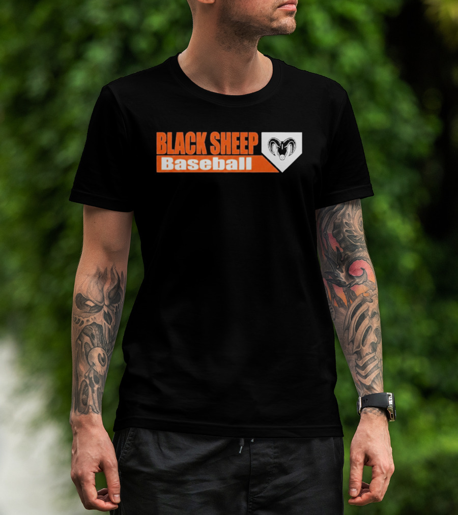Dee Strange Gordon Black Sheep Baseball Ram T-Shirt